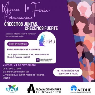 ✨ 1ª Feria de Empresarias y Mujeres – Grupo EMMU Alcalá ✨