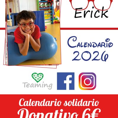 👓 Calendario Solidario 2026, “Las Gafitas Rojas de Erick”