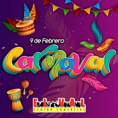 🥳 ¡Vive el Carnaval, en el Centro Comercial El Val!