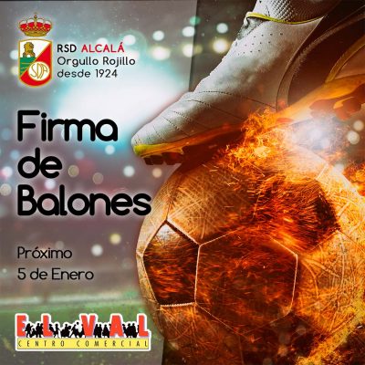 ⚽️¡Firma de balones con el RSD Alcalá!