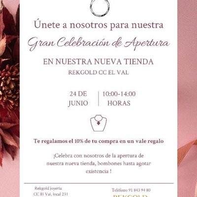 Inauguración Joyería Rekgold