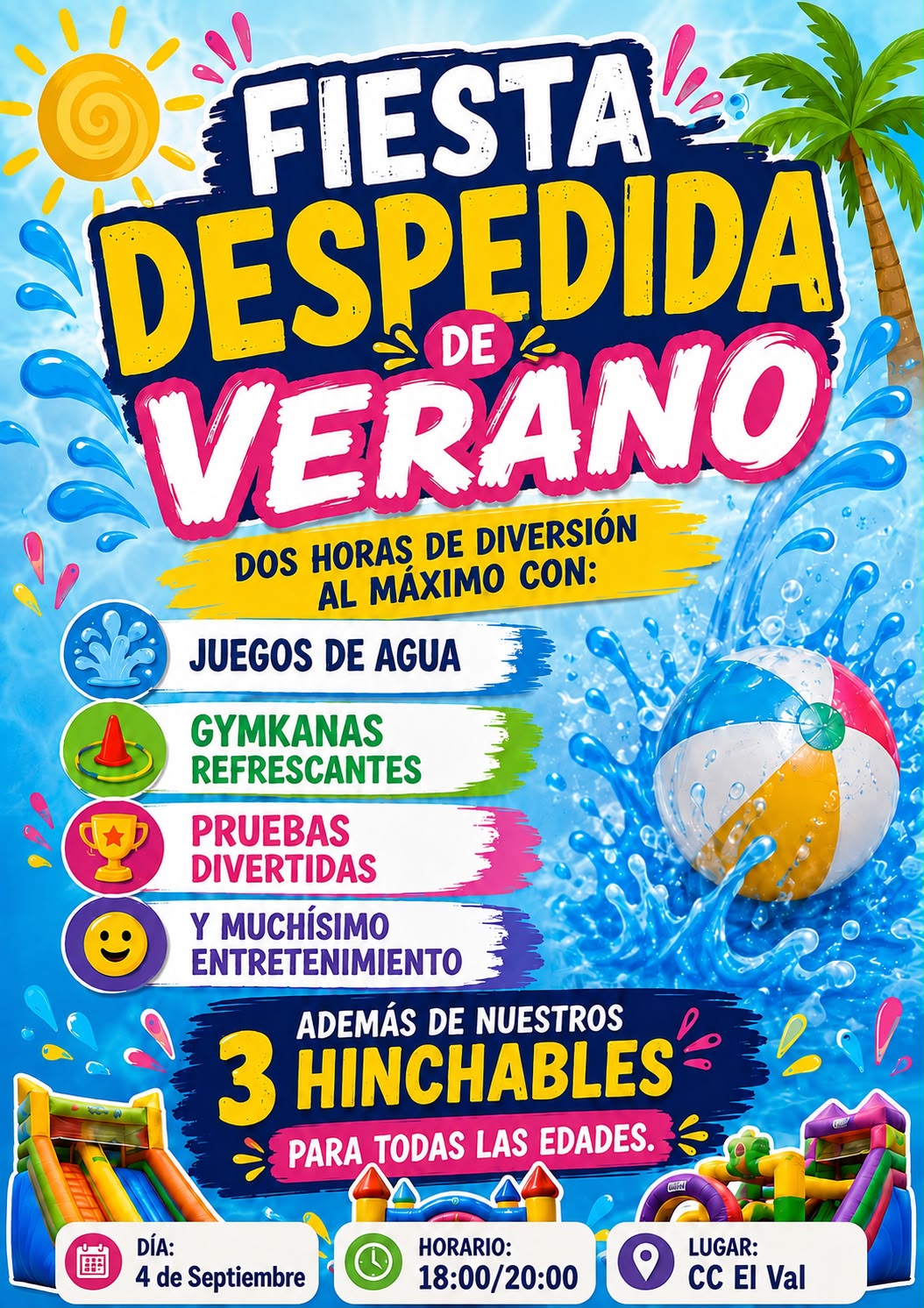 ☀️💦 ¡Despidamos el verano por todo lo alto!