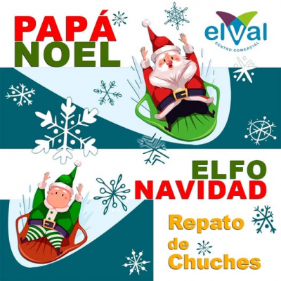 🎅🎄 ¡Papá Noel y el Elfo de Navidad llegan al Centro Comercial El Val! 🎄🎅